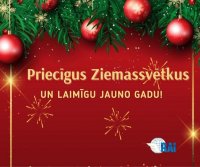 Priecīgus Ziemassvētkus un Laimīgu Jauno gadu!