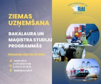 Ziemas uzņemšana bakalaura un maģistra studiju programmās